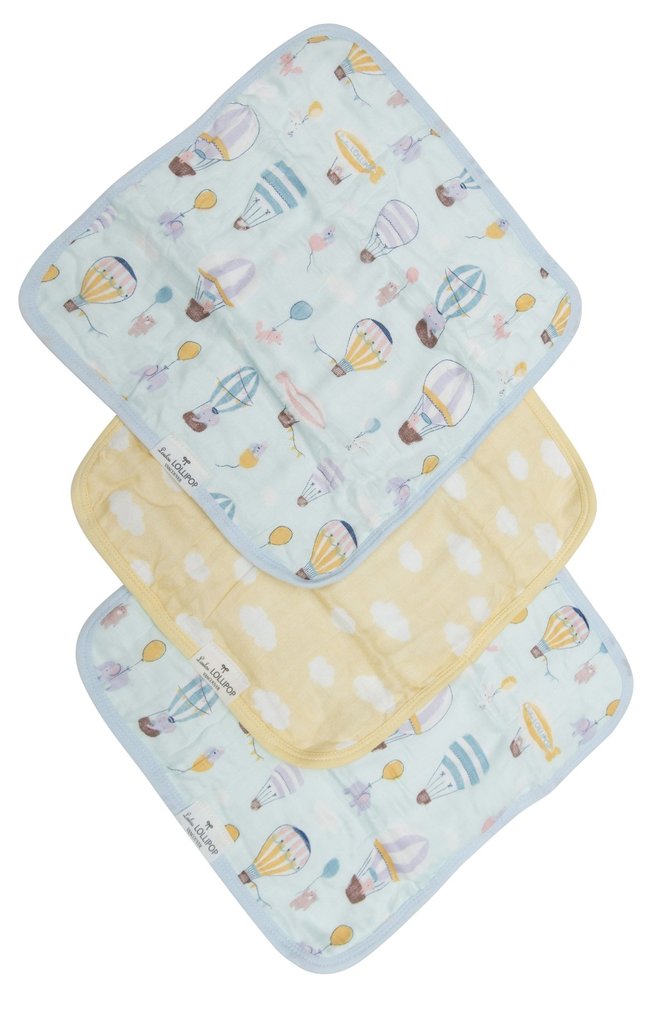 Washcloth 3-pieces Set - Up Up Away