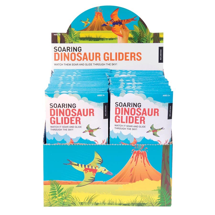 IS GIFT - Soaring Dinosaur Gliders (48/Disp) - Artock Australia