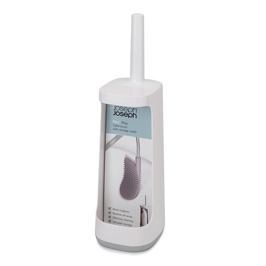 Joseph Joseph - FlexPlus SmartToiletBrush w Storage-Grey - Artock Australia