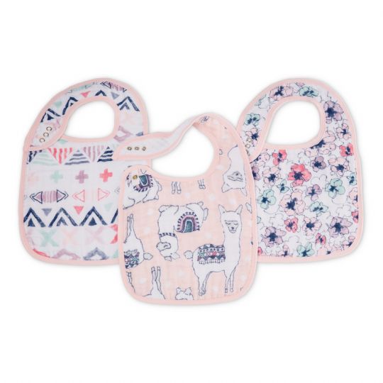 Aden and Anais - trail blooms 3-pack snap bibs - Artock Australia