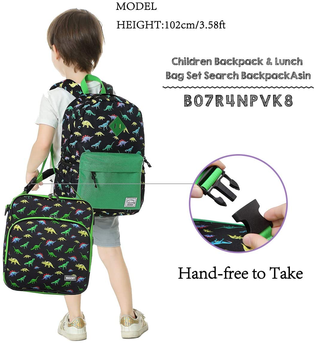 Vaschy Lunch Boxes Bag - Cute Dinosaur