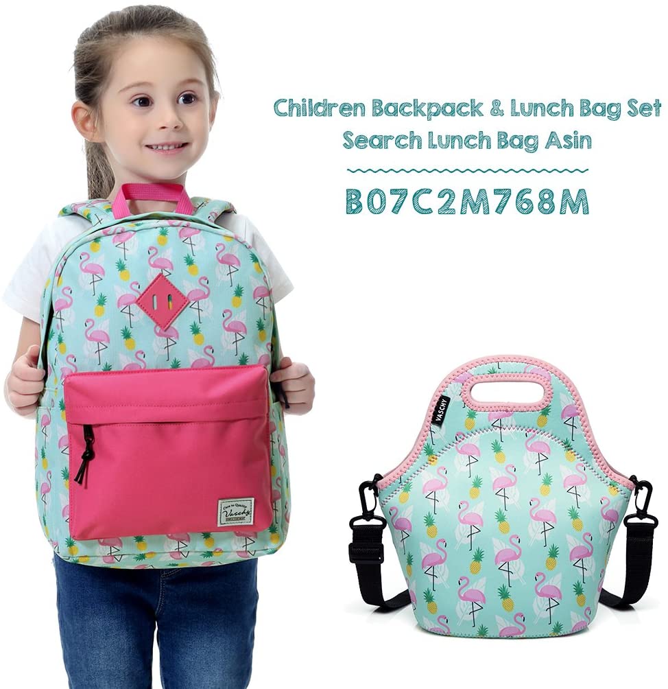 Vaschy Kids Backpacks - Cute Flamingos