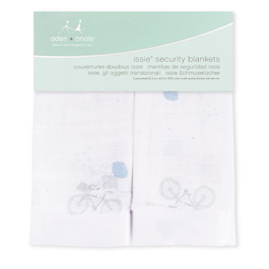 Aden and Anais - night sky reverie 2-pack security blankets - Artock Australia