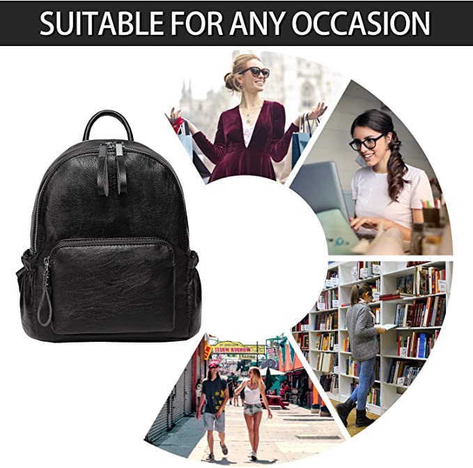 Vaschy Fashion Mini Backpack - Black