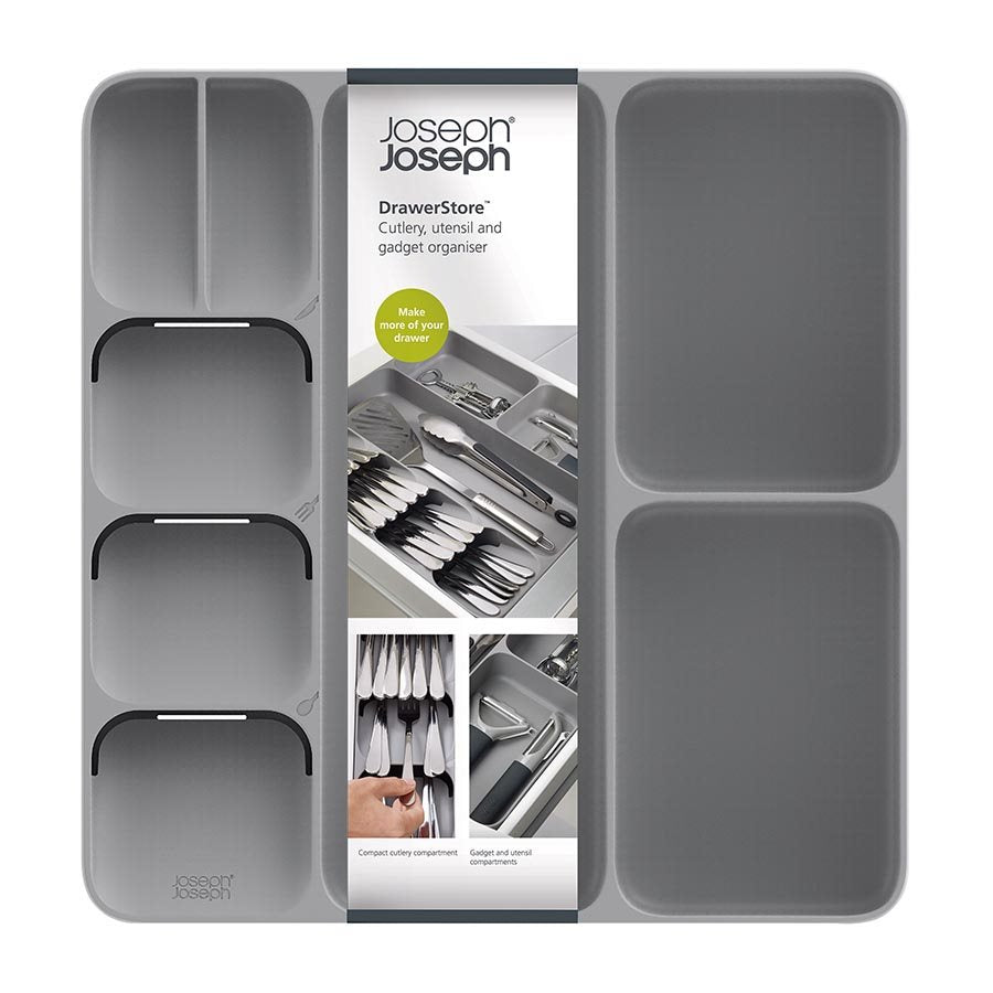 Joseph Joseph - DrawerStore - Cutlery/Utensil Organ-Grey - Artock Australia