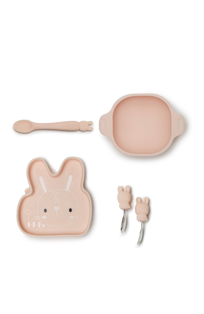 Silicone Suction Snack Plate - Bunny