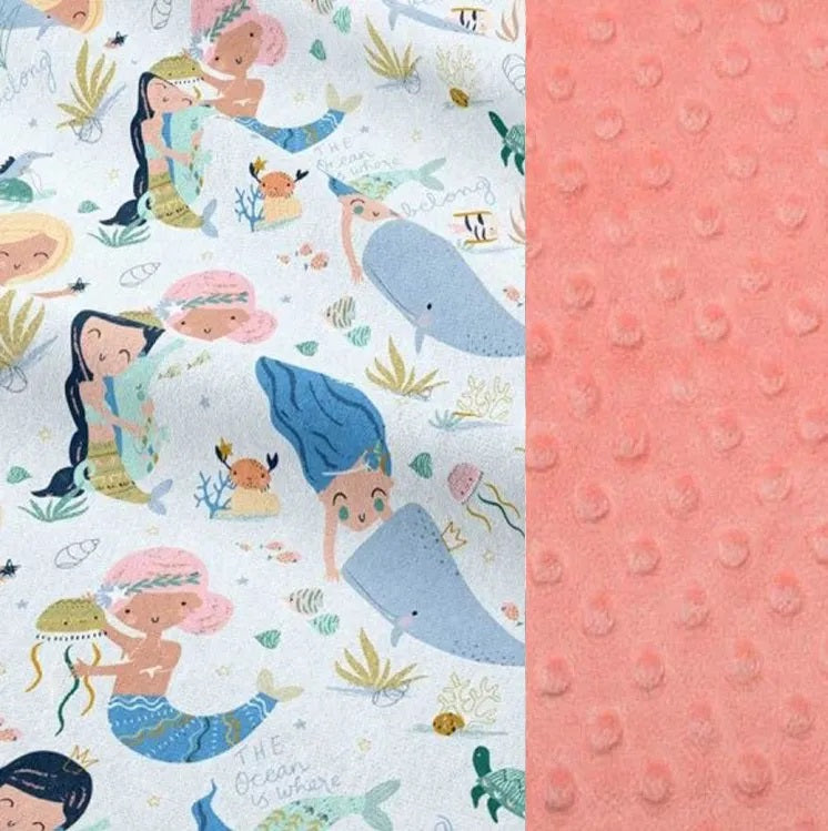 Bunny Big - Mermaid Playground - Coral