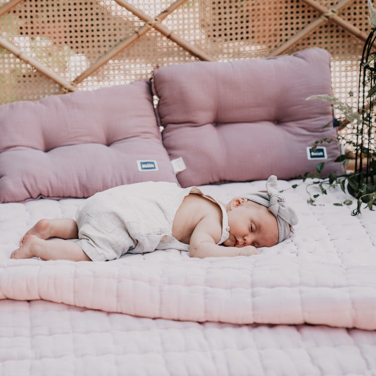 Biscuits Quilted Blanket XL Adult - Powder Pink