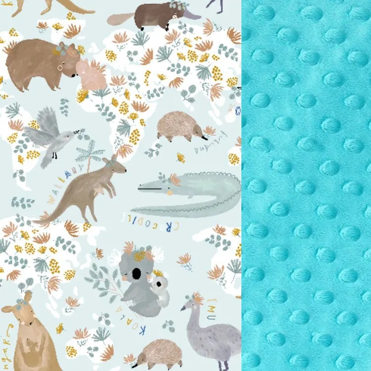 Bunny Big - Dundee Friends Blue - Teal