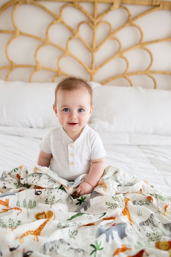 Muslin Swaddle - Safari Jungle