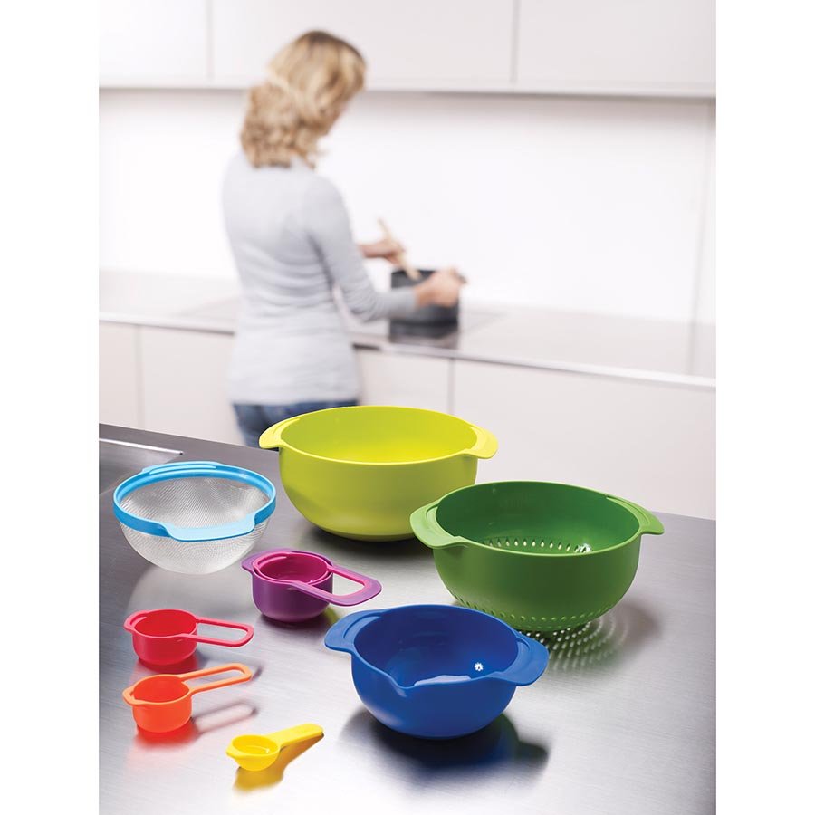 Joseph Joseph - Nesting Set 9 Plus - Multi Colour - Artock Australia