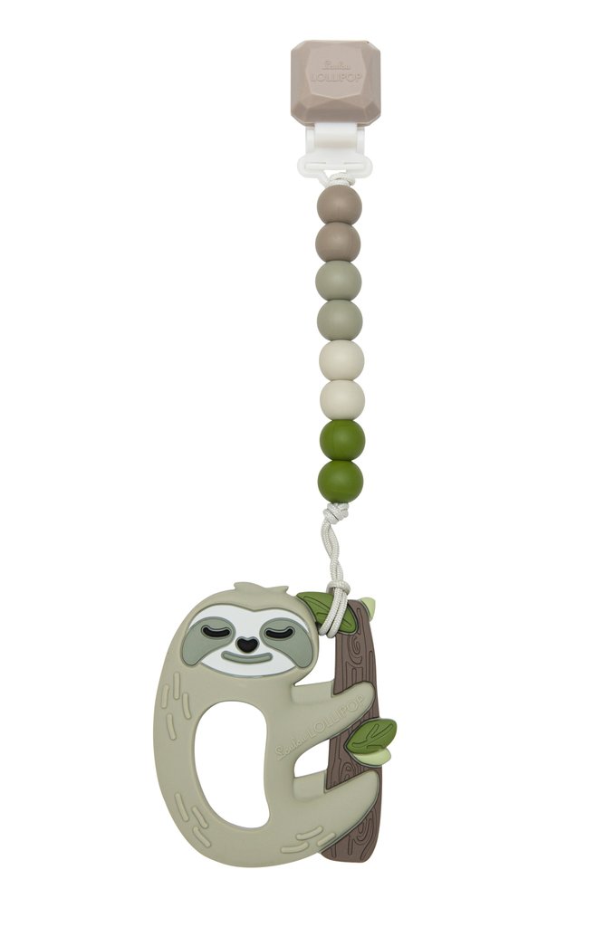 Sloth Silicone Teether Gem Set