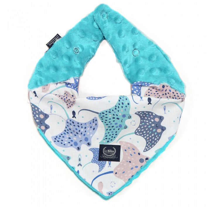 Soft Neck Scarf - Manta Ray - Teal