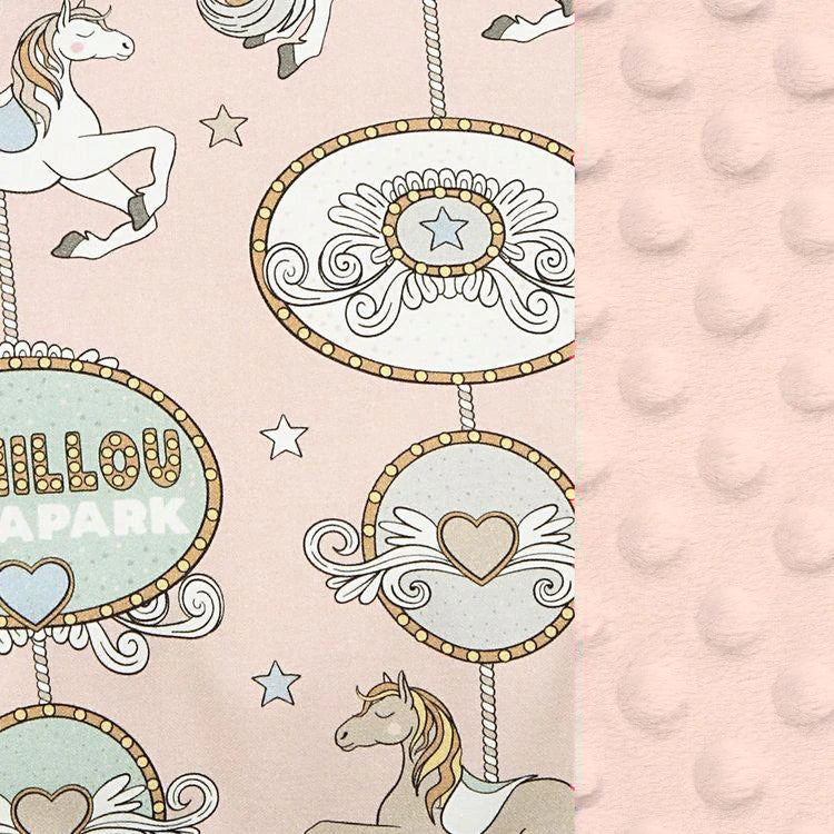 Baby Nest Velvet - Dream Lunapark - Powder Pink