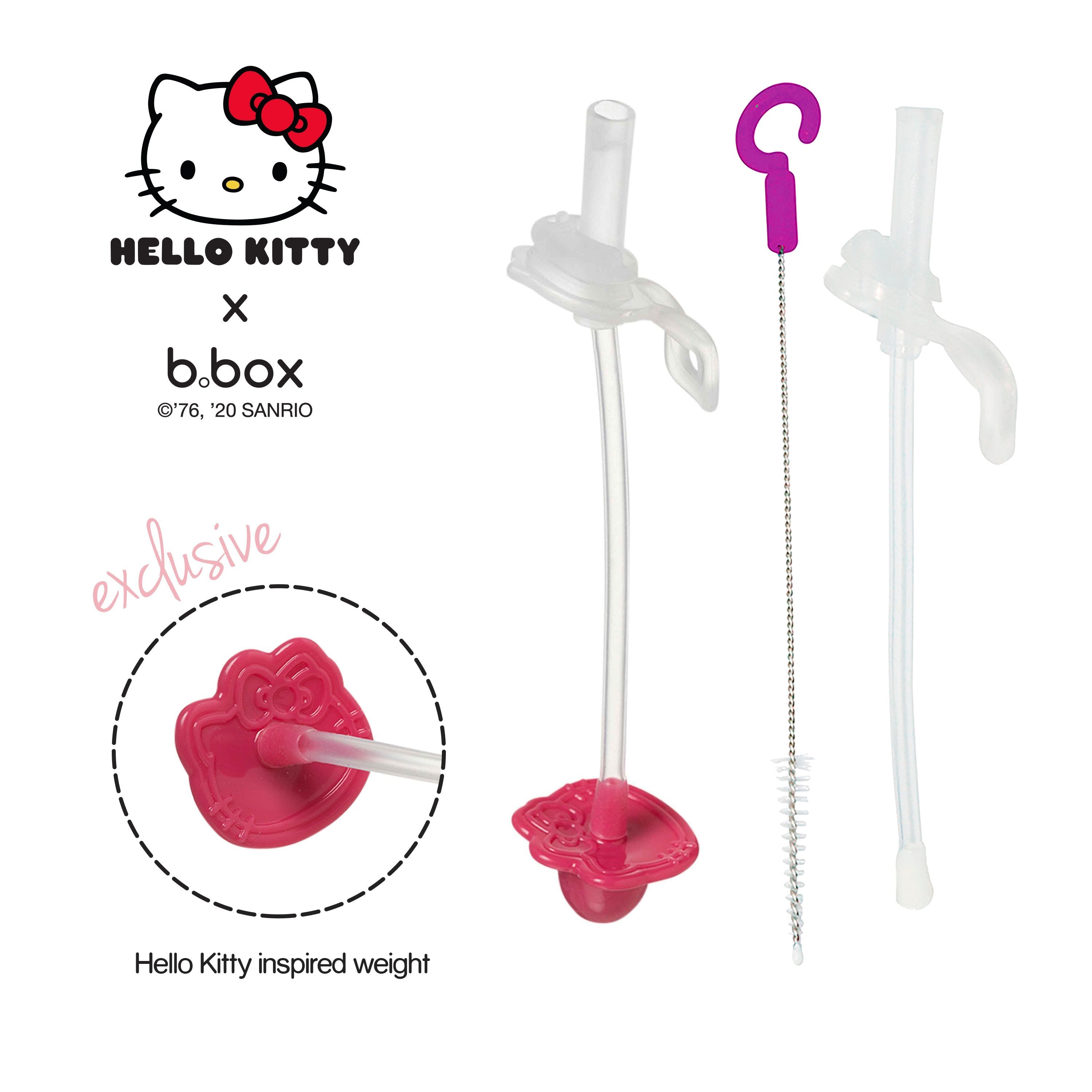 b.box x Hello Kitty Sippy Cup Replacement Straw and Cleaning Kit