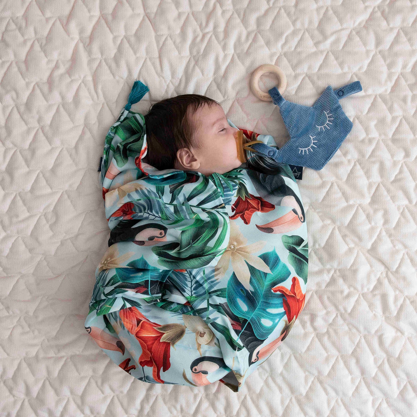La Millou - Bamboo Swaddle Blanket Large - Dream Lunapark - Artock Australia