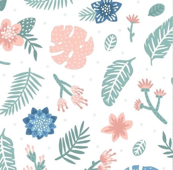 Bunny Big - Yoga Candy Leaves - Sky