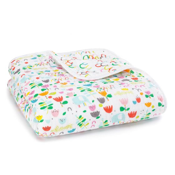 Aden and Anais - zutano - fairground classic muslin dreamblanket - Artock Australia