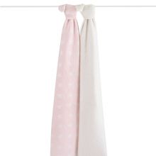 Aden and Anais - grace cosy flannel muslin swaddles 2-pack - Artock Australia