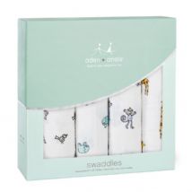 Aden and Anais - jungle jam 4 PACK CLASSIC SWADDLE - Artock Australia