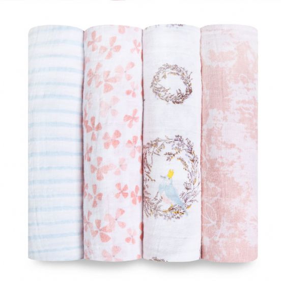 Aden and Anais - birdsong 4 PACK CLASSIC SWADDLE - Artock Australia