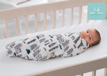 Aden and Anais - colour pop classic 4-pack muslin swaddle - Artock Australia