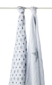Aden and Anais - twinkle classic 2-pack muslin swaddles - Artock Australia