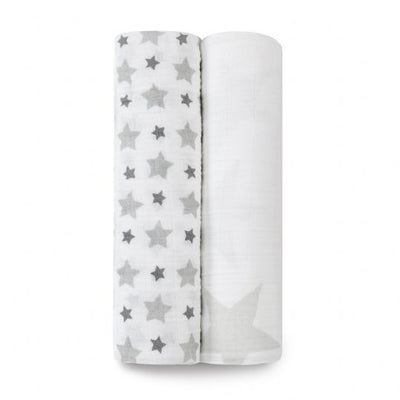 Aden and Anais - twinkle classic 2-pack muslin swaddles - Artock Australia
