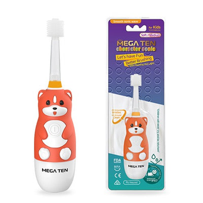 MegaTen Kids Sonic Toothbrush - SOFT (1y-4y)