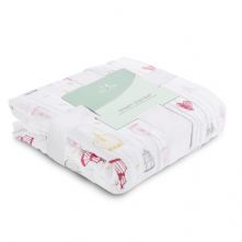 Aden and Anais - lovebird-birdcage classic muslin dreamblanket - Artock Australia