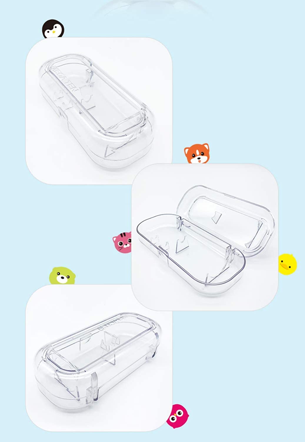 MegaTen Kid Sonic Toothbrush Storage Box