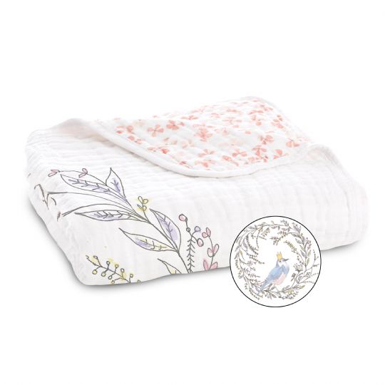 Aden and Anais - birdsong - nobel nest classic muslin dreamblanket - Artock Australia