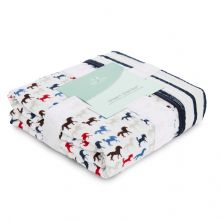 Aden and Anais - wild horses classic muslin dreamblanket - Artock Australia