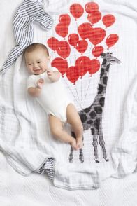 Aden and Anais - dream ride - lift off classic muslin dreamblanket - Artock Australia