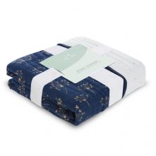 Aden and Anais - metallic gold deco - dandelion classic muslin dreamblanket - Artock Australia