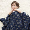 Aden and Anais - metallic gold deco - dandelion classic muslin dreamblanket - Artock Australia