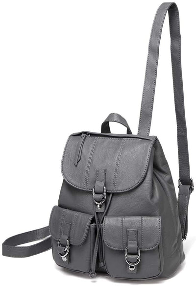 Vaschy Classic Small Backpack - Gray