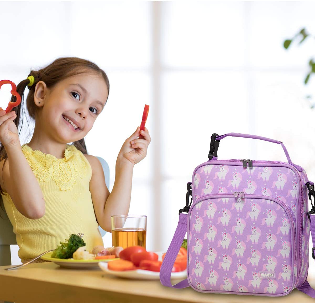 Vaschy Lunch Boxes Bag - Cute Unicorn