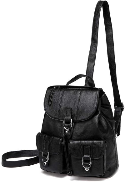Vaschy Classic Small Backpack - Black