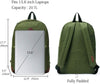 Vaschy Classic School  Backpack - Army Green