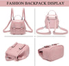 Vaschy Elegant 3 Ways Mini Backpack - Pink