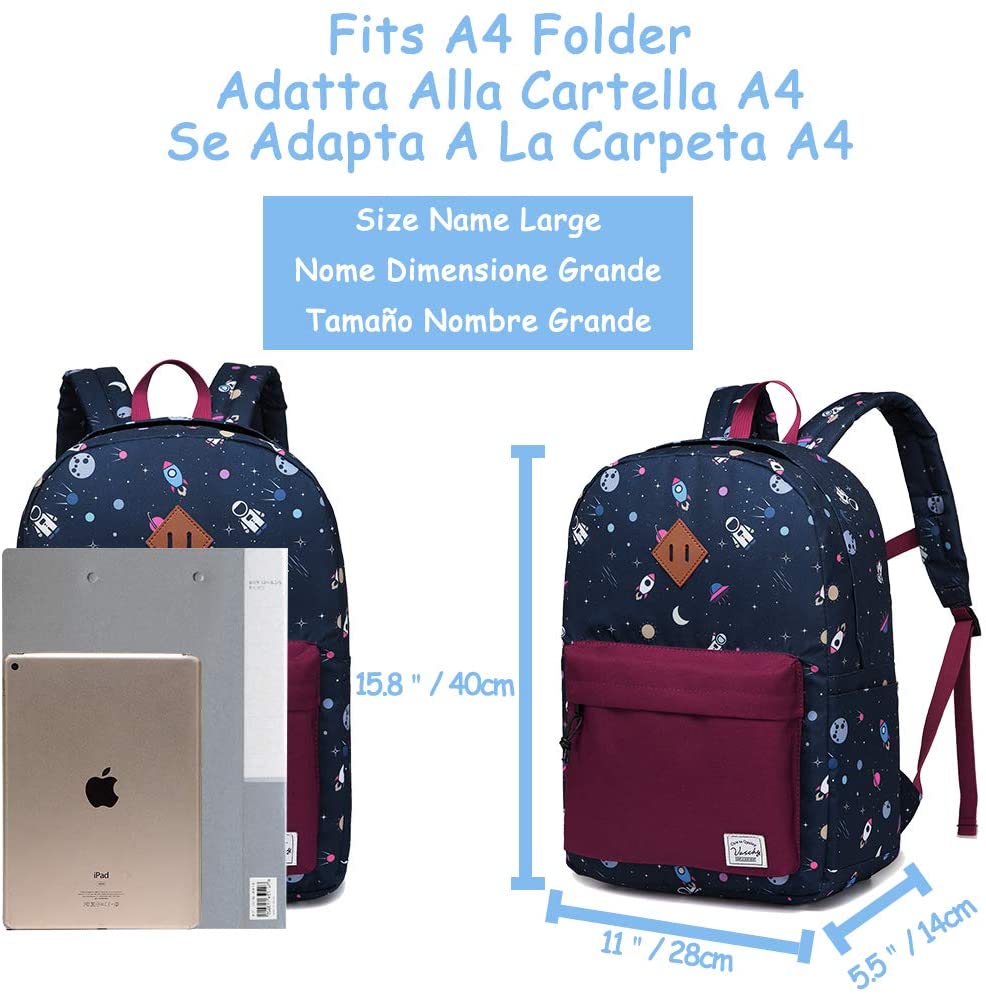 Vaschy Kids Backpacks Large - Cute Astronaut