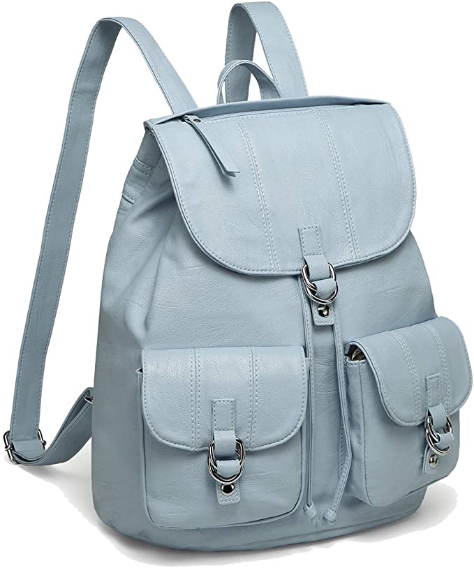 Vaschy Classic Large Backpack- Sky Blue