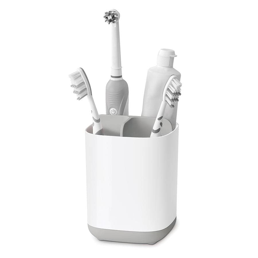 Joseph Joseph - Easy-Store Toothbrush Caddy - Grey/White - Artock Australia