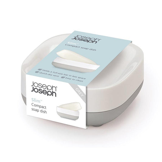 Joseph Joseph - Slim Compact Soap Dish - Grey/White - Artock Australia