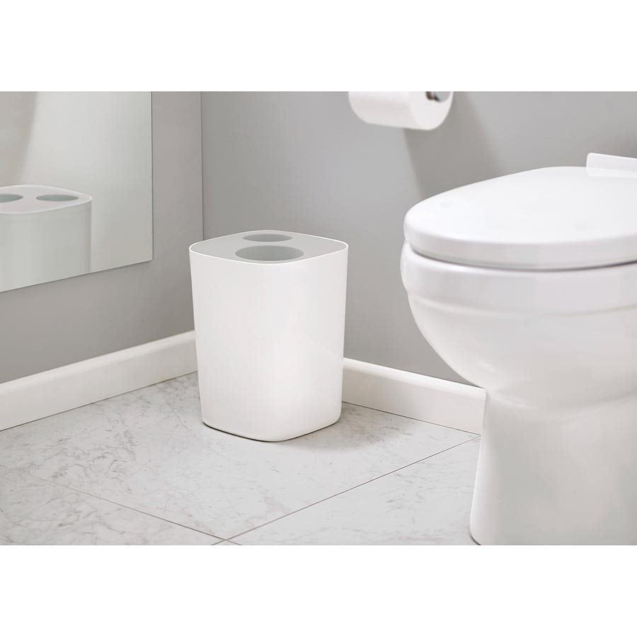 Joseph Joseph - Joseph Josph Split Bathroom Waste Separation Bin-Grey - Artock Australia