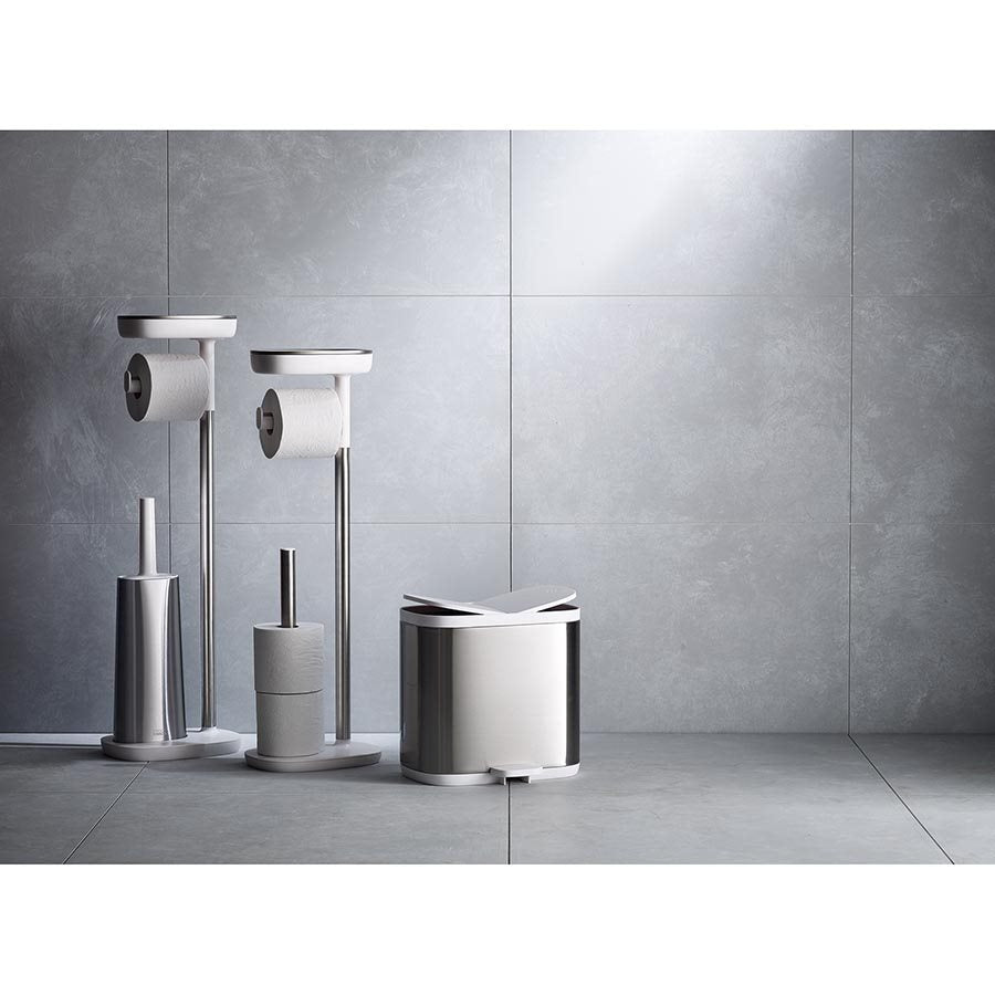 Joseph Joseph - Split BathroomWaste SeparationBin-Steel - Artock Australia