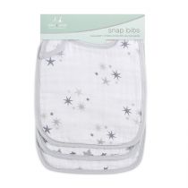 Aden and Anais - twinkle 3-pack classic muslin snap bibs - Artock Australia