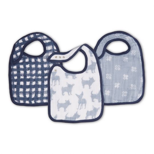 Aden and Anais - waverly 3-pack snap bibs - Artock Australia