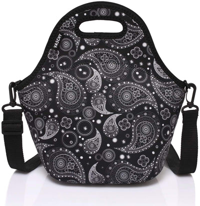Vaschy Lunch Box Tote Bag - Paisley clover